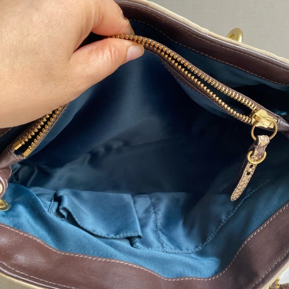 Coach Colette Sateen Carryall Pale/khaki/natural Bag - Picture 4 of 16